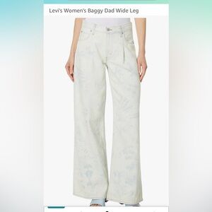 Levi's Premium Baggy Dad Wide Leg Women's Jeans 30x30 Maybe Blue - Light
Wash